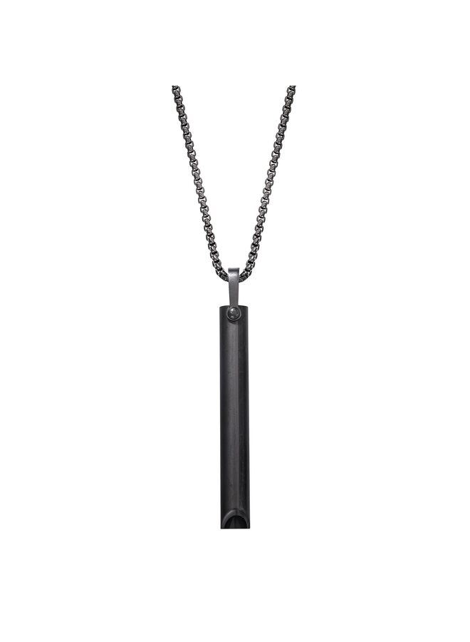 LAMAY Stainless Steel Anxiety Mindful Breathing Necklace, Anxiety Relief Items, The Breathing Necklace for Anxiety, Breathwork,Anxiety Breathing Tool - Image 1